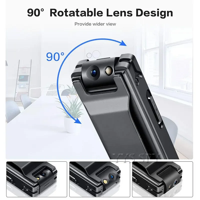 Smart Home Kamera - Draagbare 1080P Mini Camera 6 uur