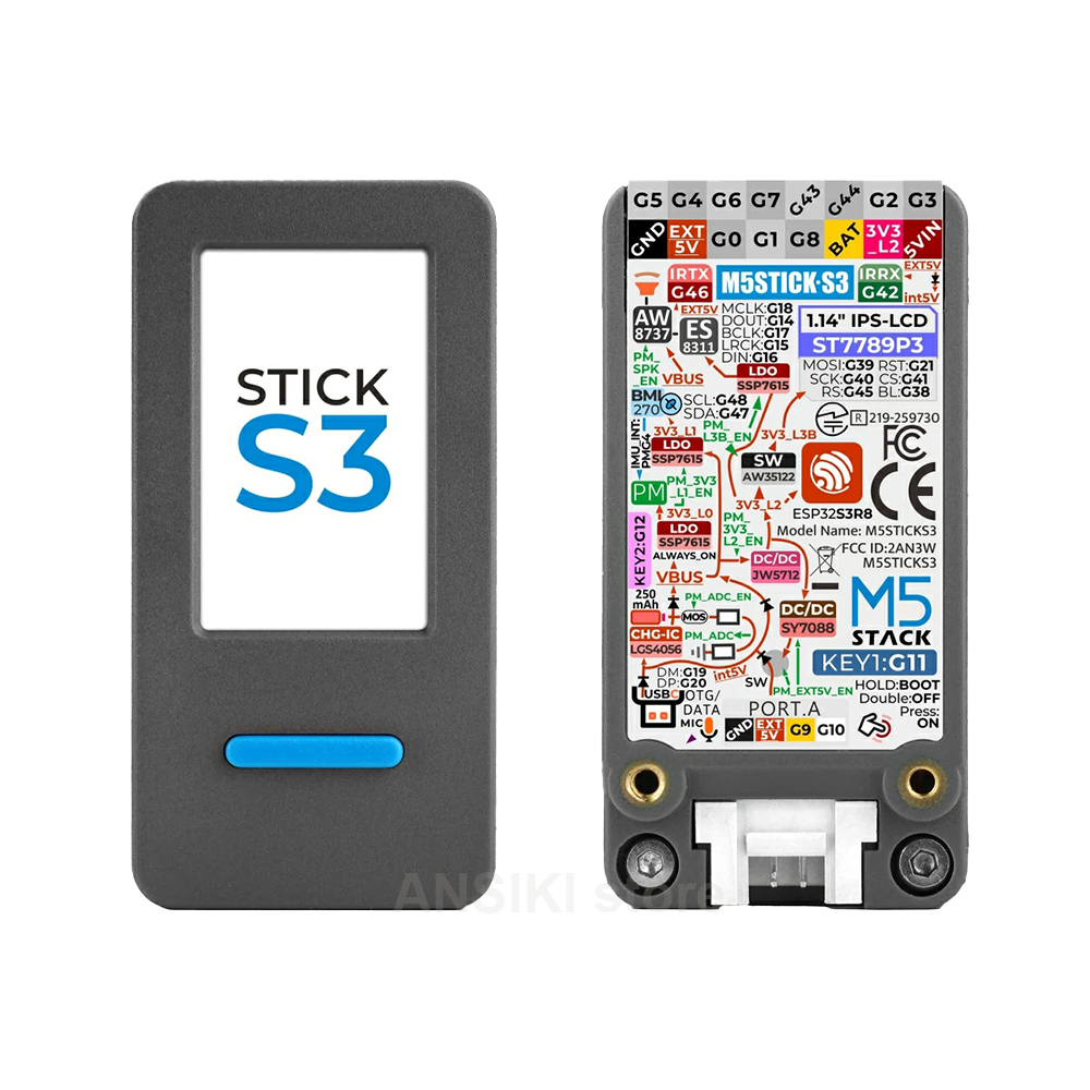 Smart Home Project - M5Stack M5StickS3 ESP32-S3 IoT-ontwikkelkit Draagbaar met