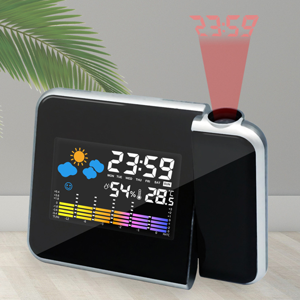 Smart Home Living Room - Slimme Wekker Met Nachtverlichting Digitale Led