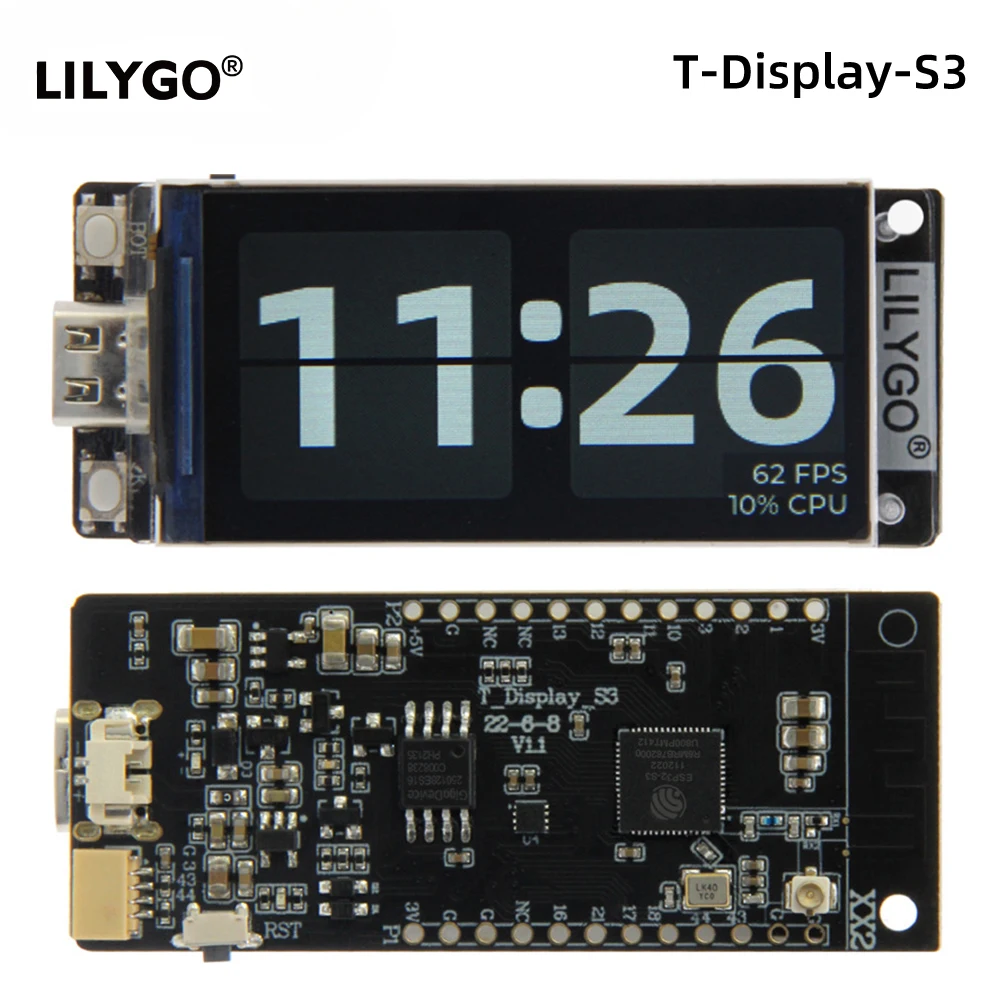 Smart Home Esp32 - Lilygo®T-Display-S3 ESP32-S3 1.9 Inch St7789 Lcd