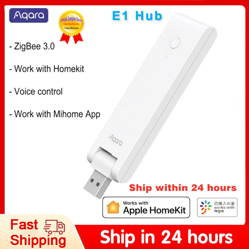 Smart Home Hub Xiaomi - Aqara E1 Smart Gateway Zigbee USB-poort