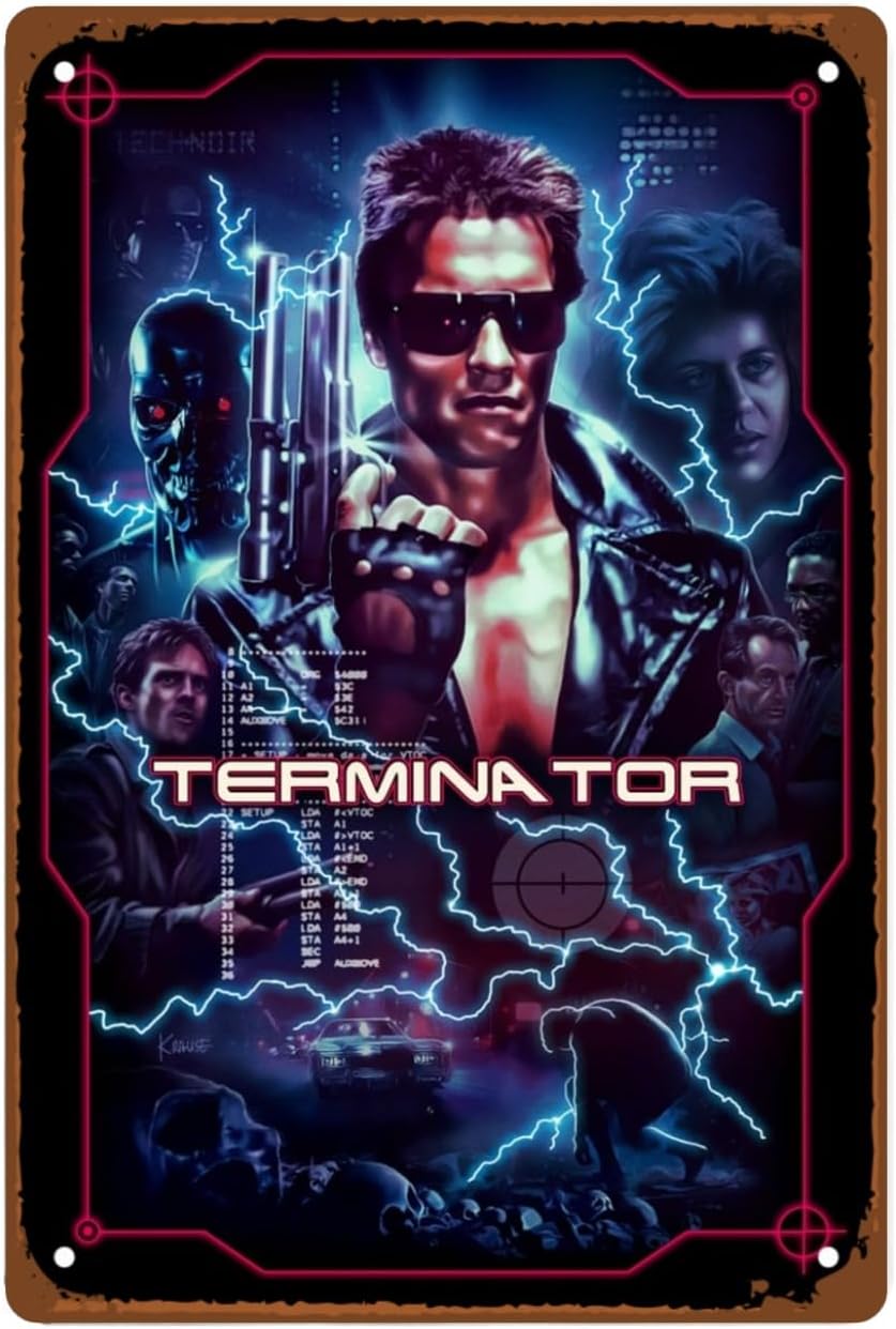 Smart Home Icon - De Terminator Films Metal Wall Tin