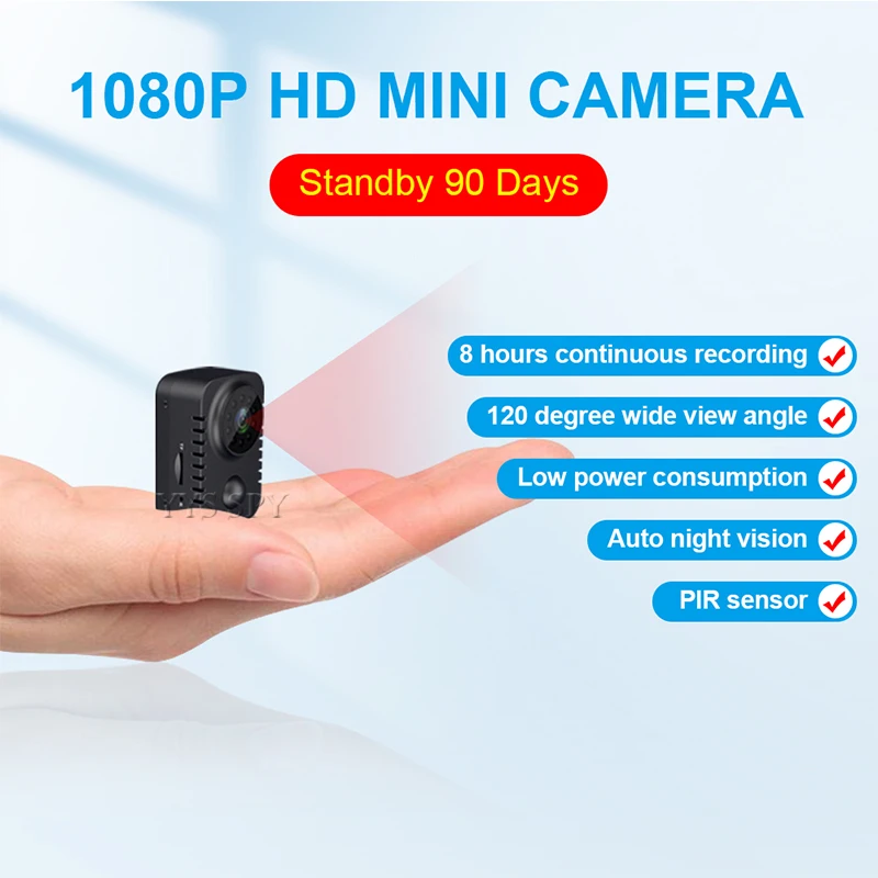 Smart Home Kamera - HD Mini Camera Kamera Digitale Voice