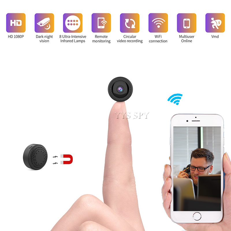 Smart Home Kamera - HD Wifi Mini Videocamera Digitale Kleine