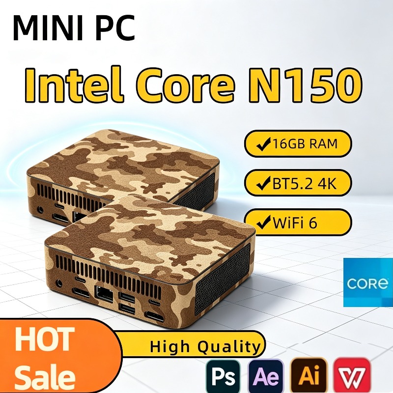 Smart Home For Pc - Compacte Mini PC Intel N150 Mini