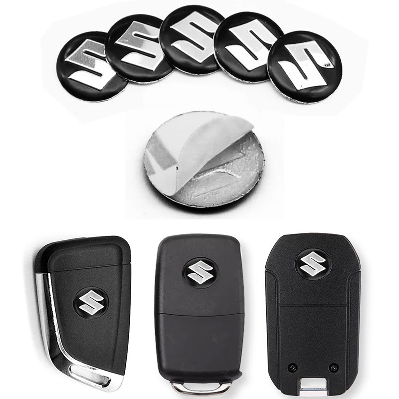 Smart Home Icon - 5/10Pc Aluminium Auto Afstandsbediening Sleutel Badge