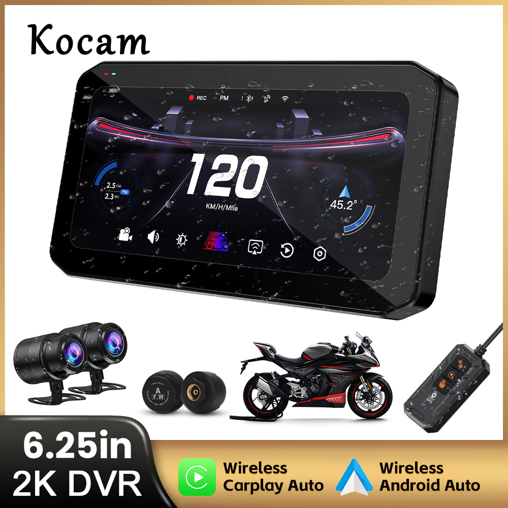 Smart Home For Pc - 6.25 inch Carplay Motorfiets DVR Navigatie