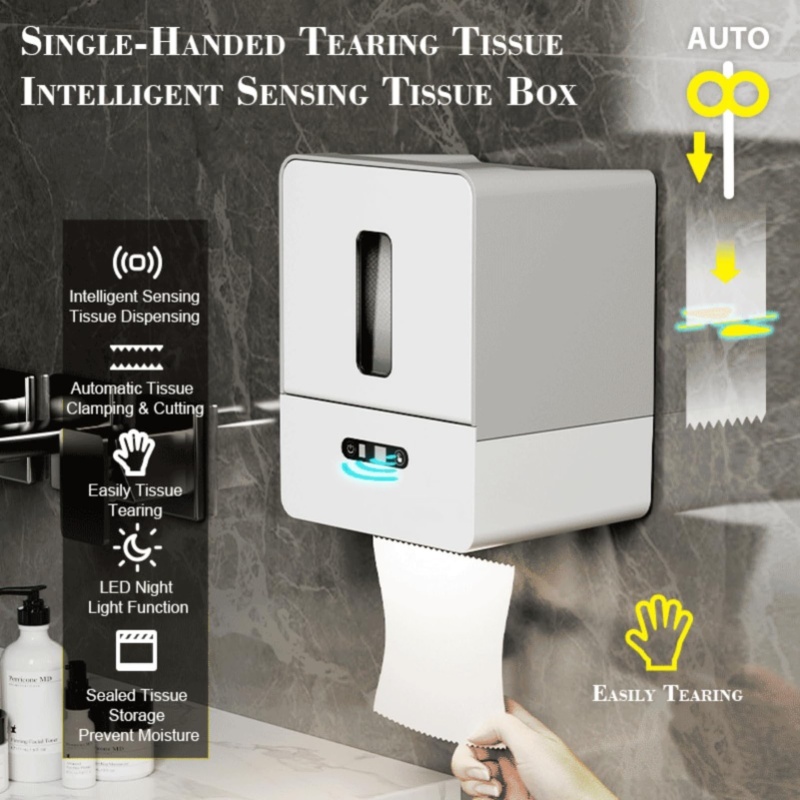 Smart Night Light - Automatische papieren handdoekdispenser Touchless Wall Mount