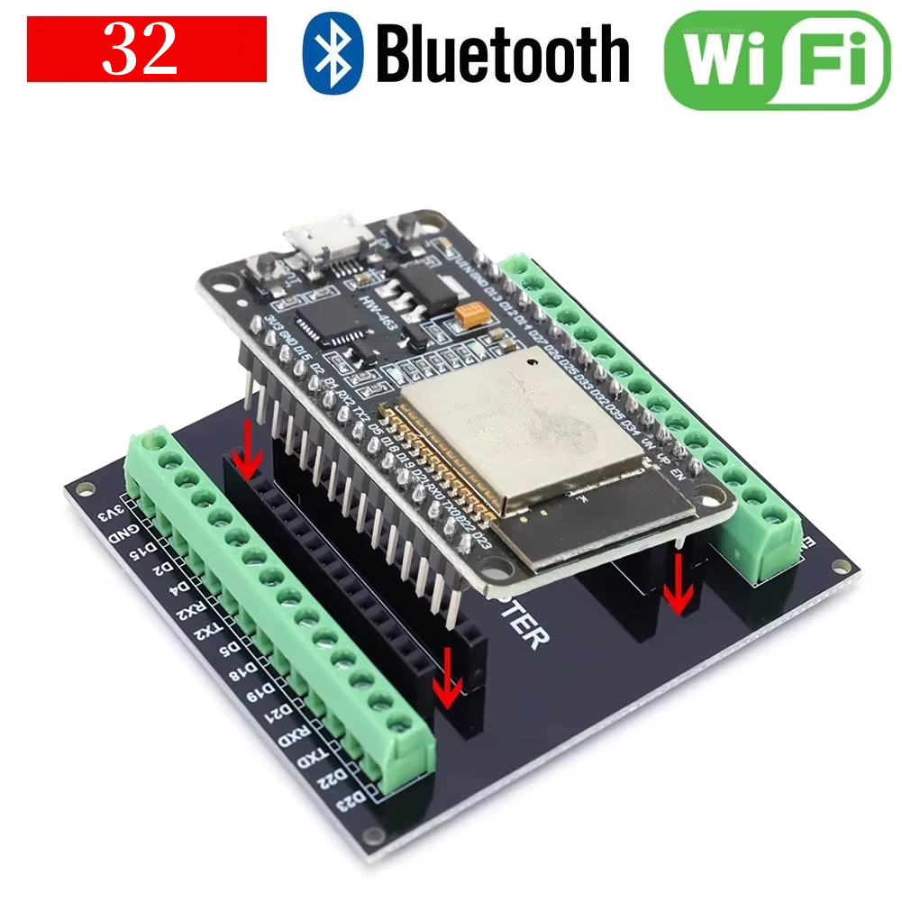 Smart Home Esp32 - 32S Uitbreidingskaart CP2102 NodeMCU-32S Lua 30pin/38Pin