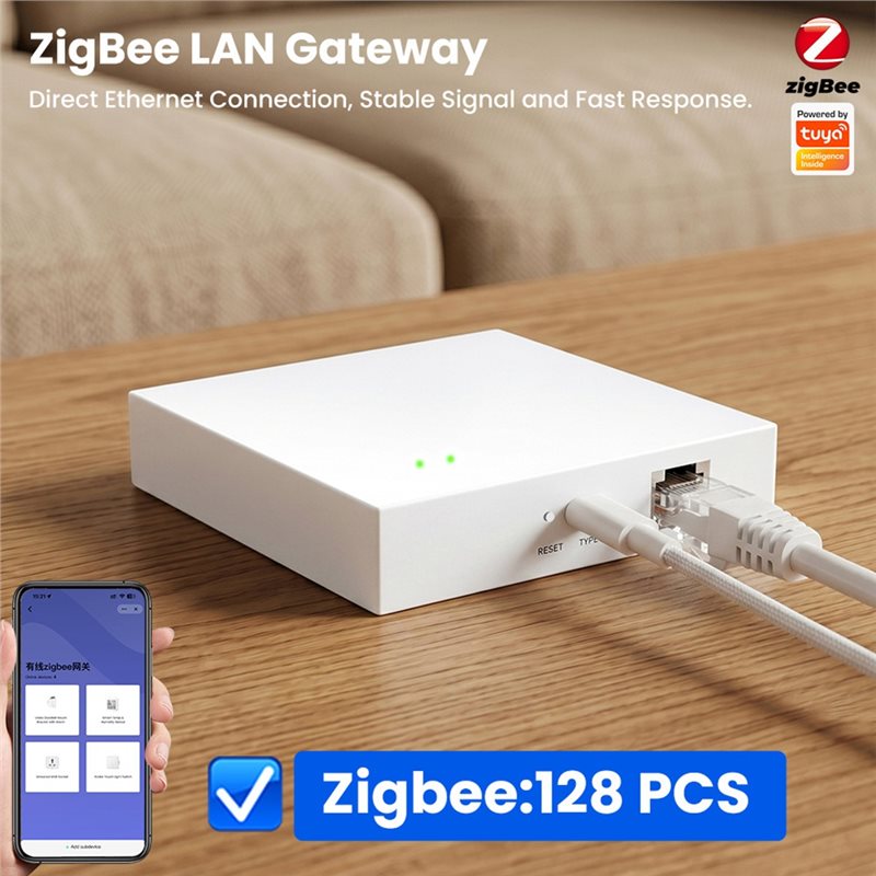 Fijne textuur - Tuya Zigbee Sm - Smart Home Hub Device recensie en prijs