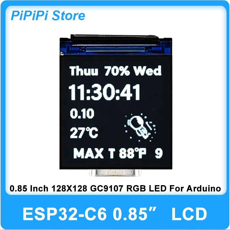 ESP32 C6 0,85 inch 128x128 IPS - Smart Home Esp32 recensie en prijs