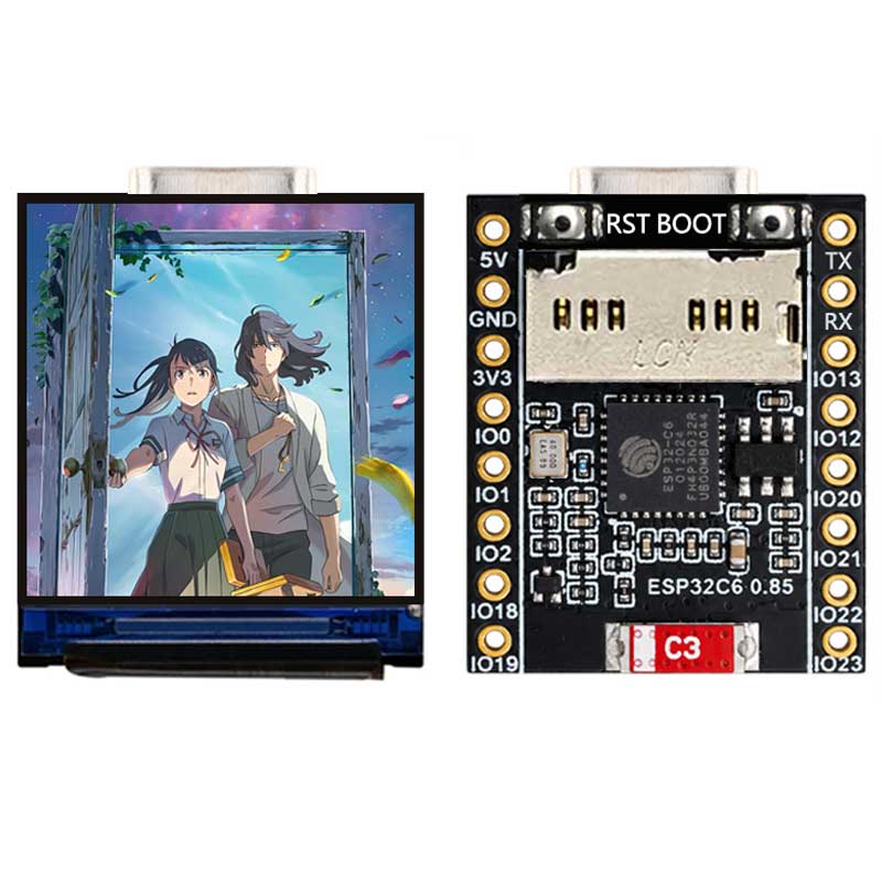 ESP32 C6 0,85 inch 128x128 IPS - Smart Home Esp32 recensie en prijs