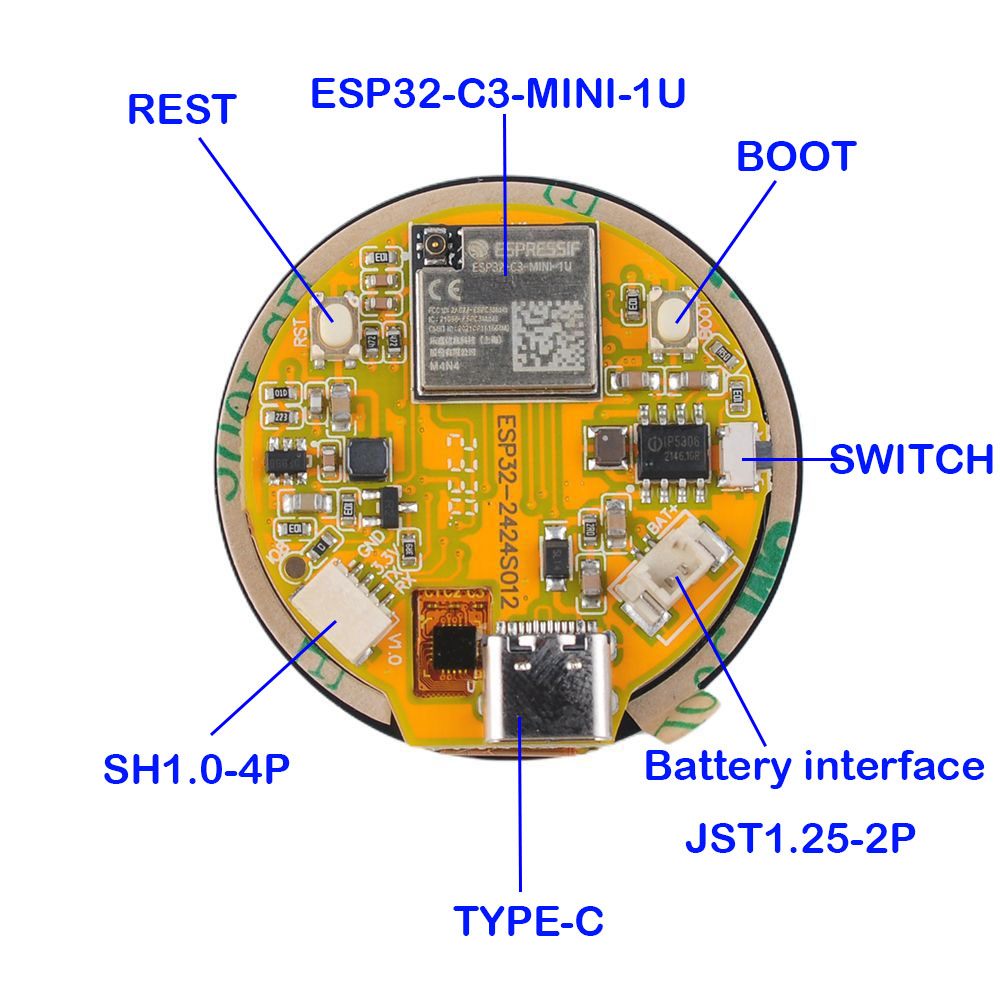 Esp32 Display 1.28 Inch ESP32- - Smart Home Esp32 recensie en prijs