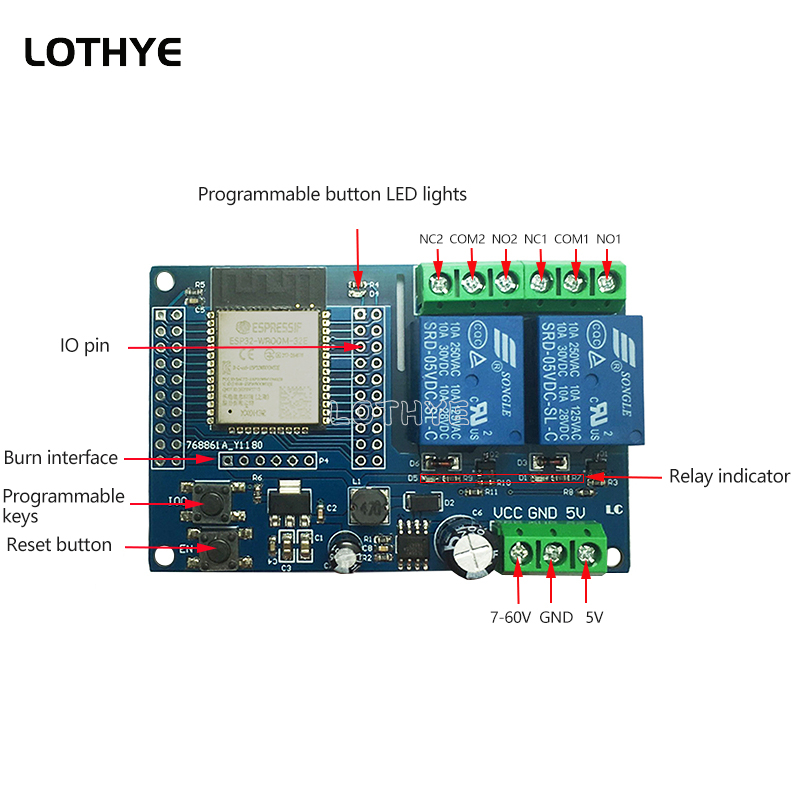 ESP32-WROOM ESP32 Dual Channel - Smart Home Esp32 recensie en prijs