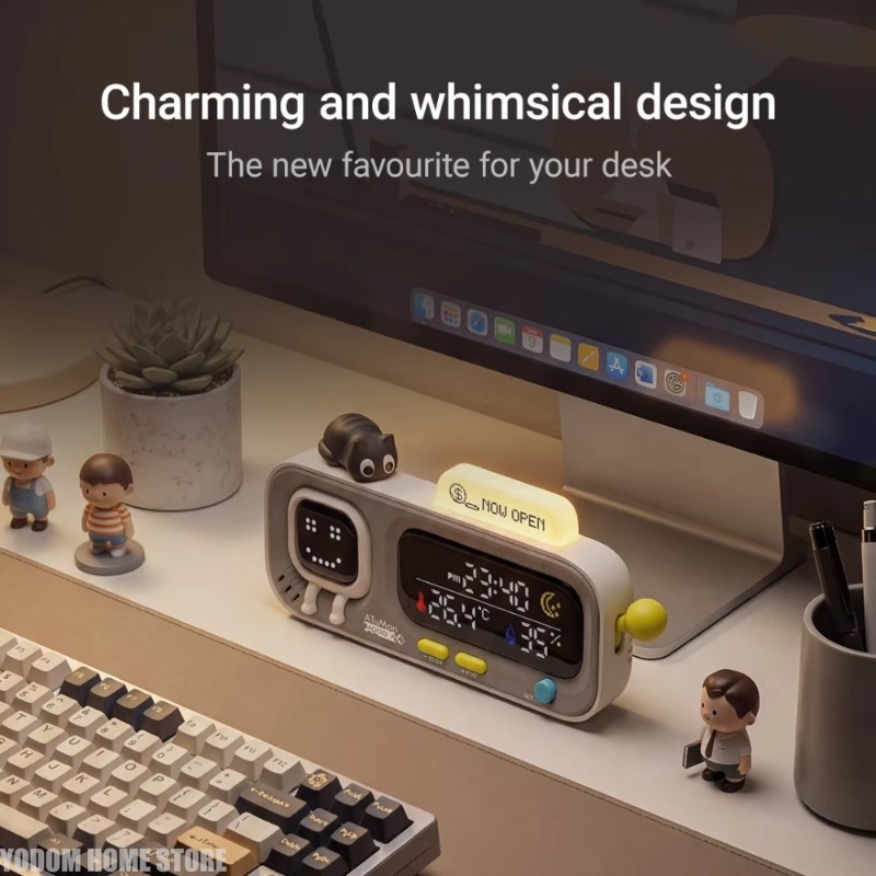LED slimme wekker kamerthermom - Smart Home Icon recensie en prijs