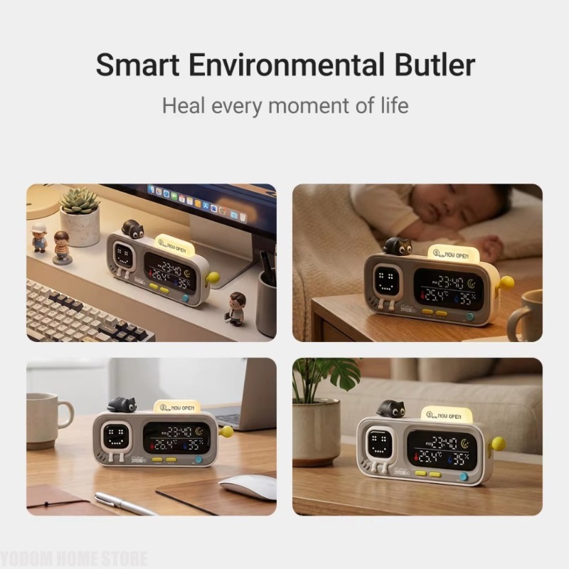 LED slimme wekker kamerthermom - Smart Home Icon recensie en prijs