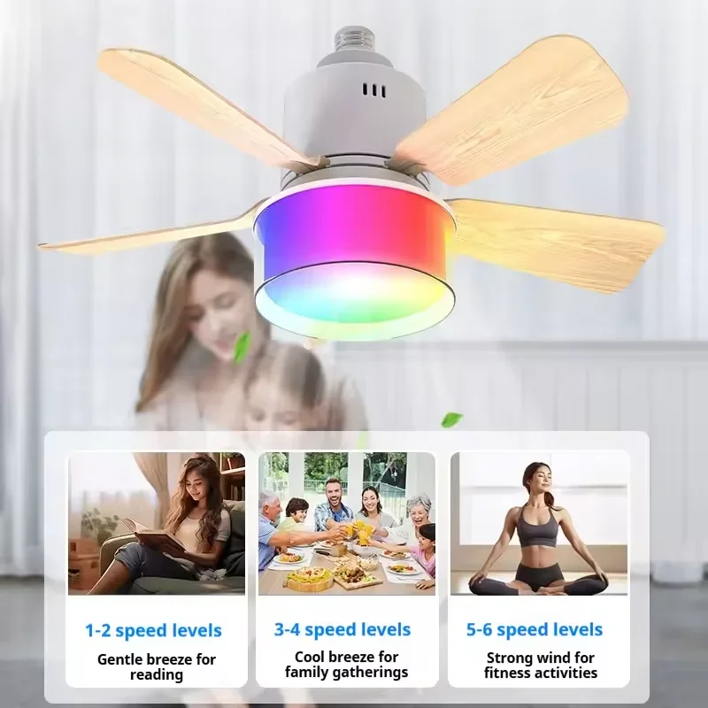 RGB LED-plafondventilatorlampe - Smart Home Living Room recensie en prijs
