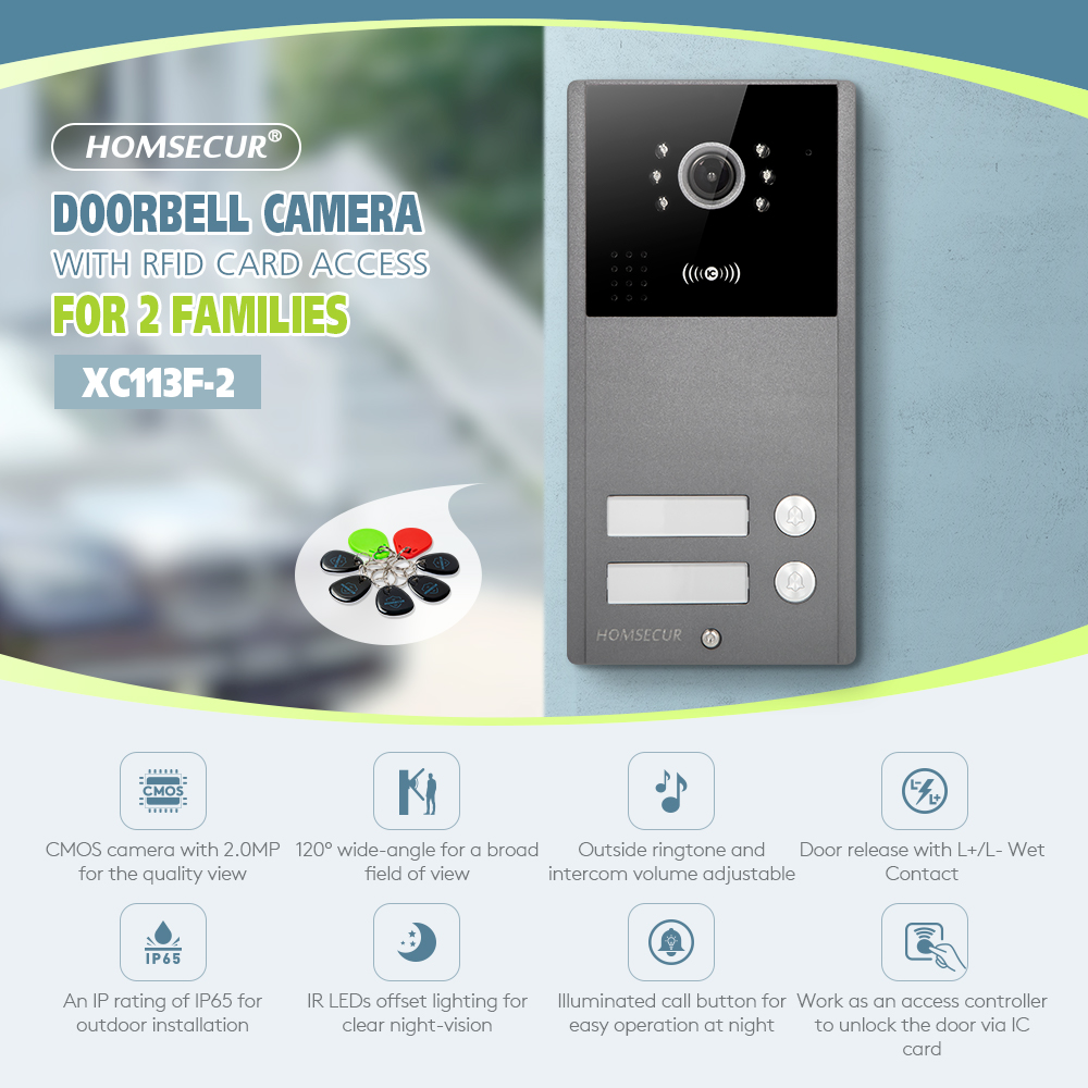 4 Draad XC113F-2 HD Outdoor De - Video Doorbell recensie en prijs