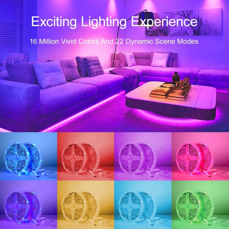 Slimme LED-stripverlichting 1m - Smart Home Living Room recensie en prijs
