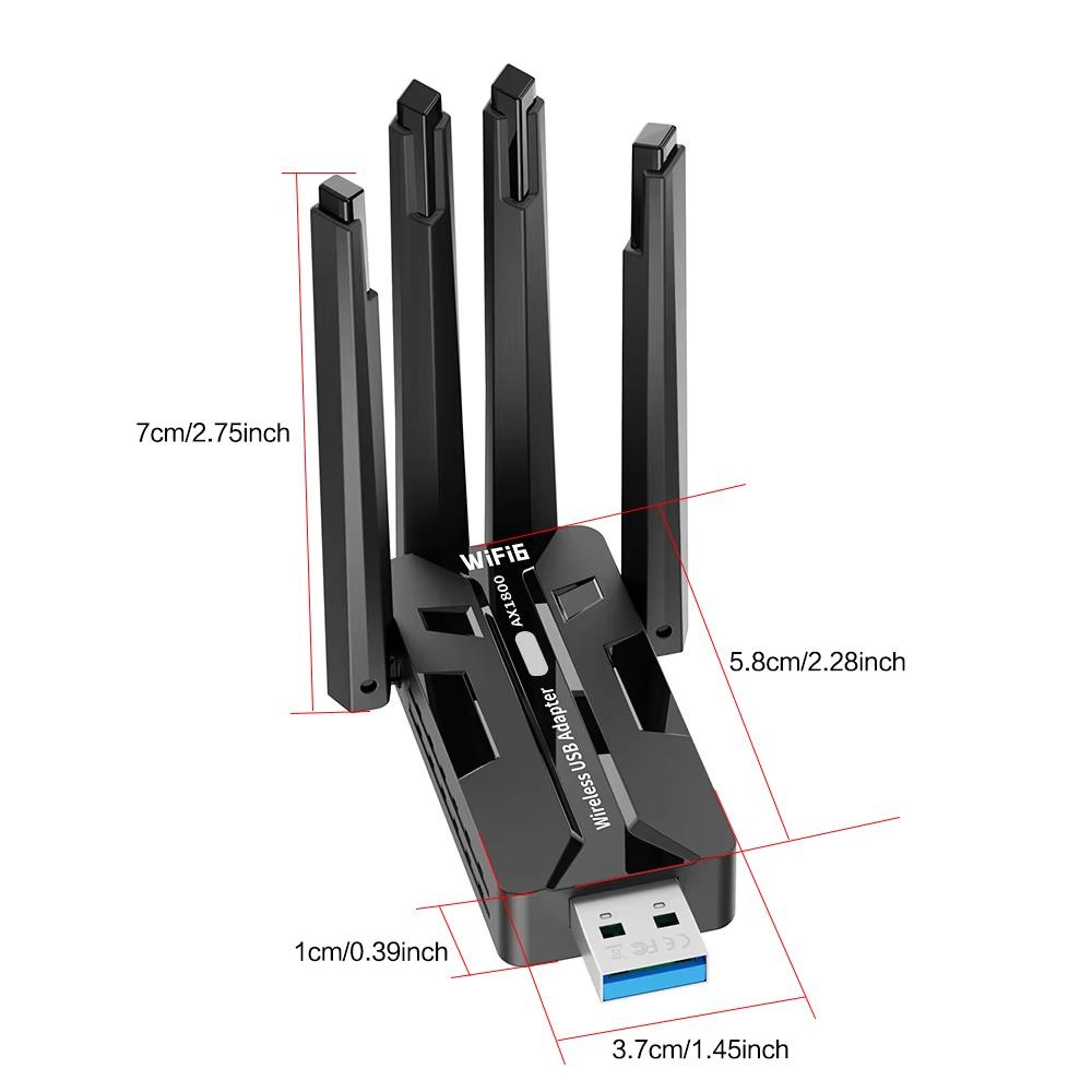 WiFi 6 USB 3.0 Adapter 1800 Mb - Smart Home For Pc recensie en prijs