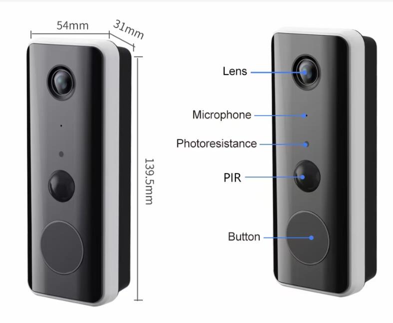 3MP 1296P Tuya APP Lage Verbru - Video Doorbell recensie en prijs