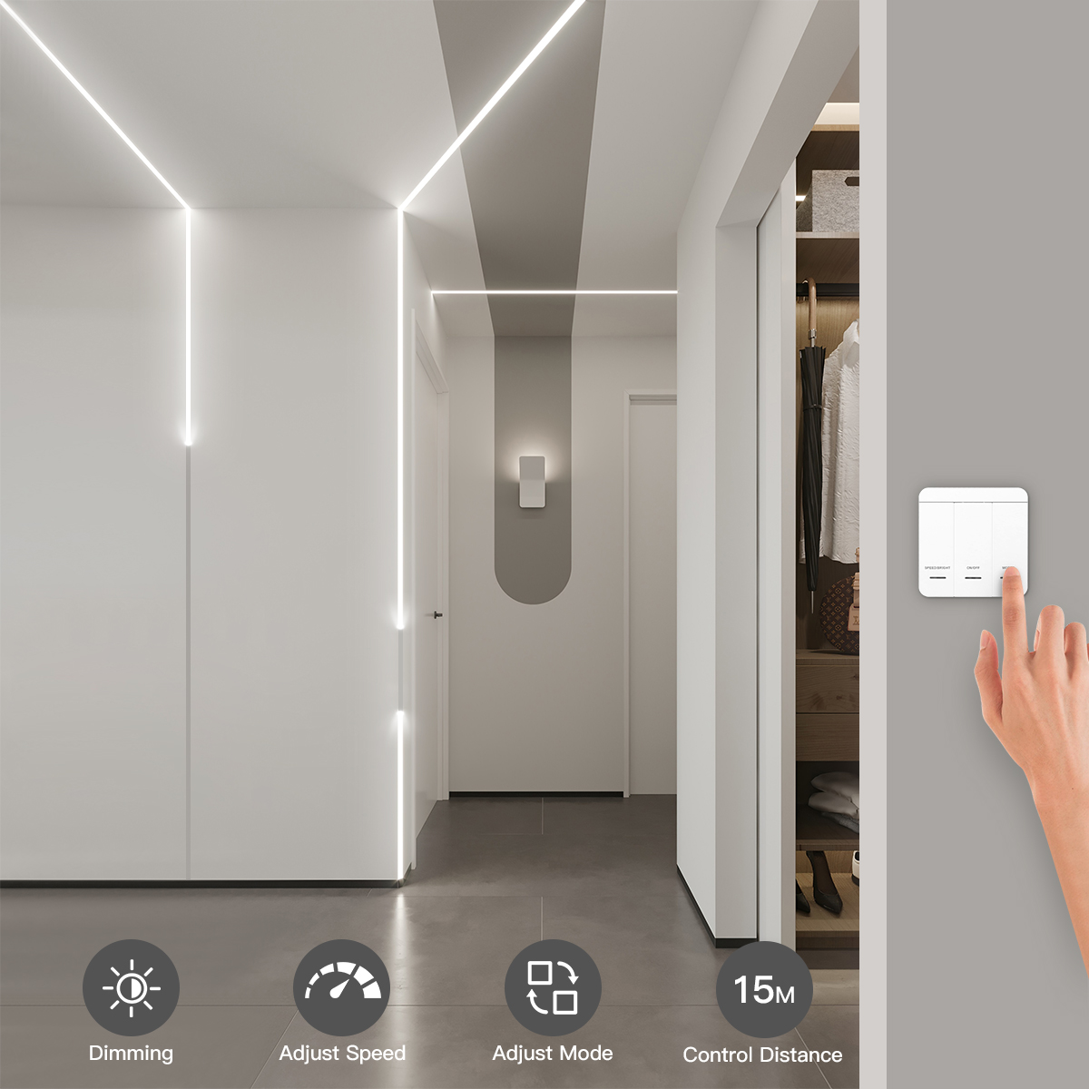 Smart Adresseerbare Pixel WS28 - Smart Home Living Room recensie en prijs